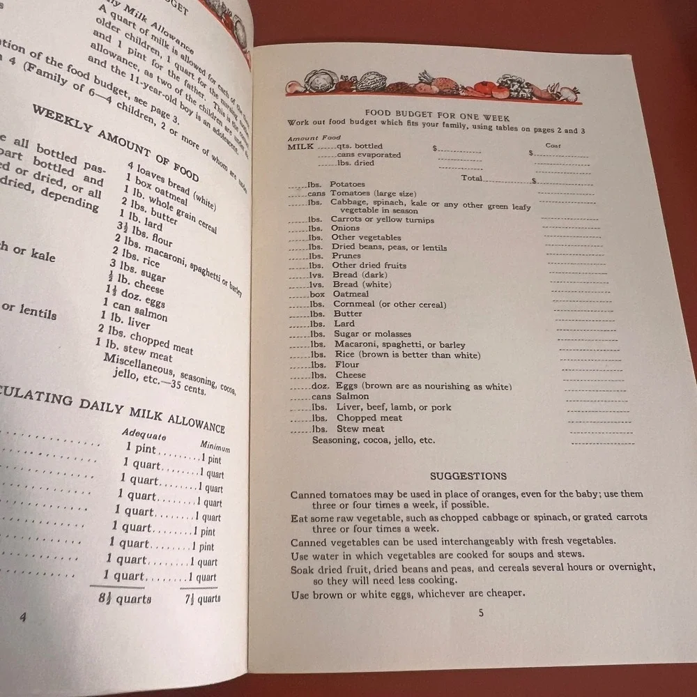 Vintage Three Meals a Day Metropolitan Life Insurance Cookbook Booklet Recipes